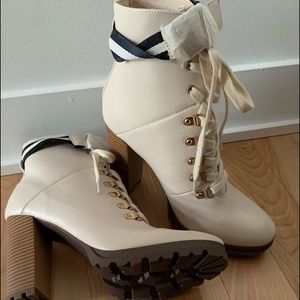 SALE!! Beige booties!!